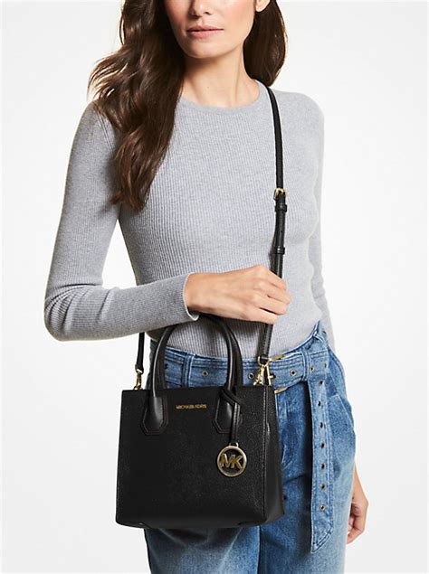 michael kors mercer medium leather duffle bag|michael kors medium crossbody bag.